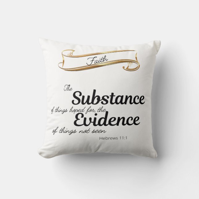 Faith lancer oreiller (Recto)