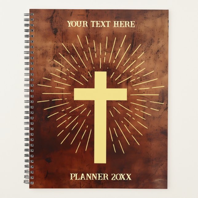 Faith Modèle Planner Personnaliser tout le texte (Devant)