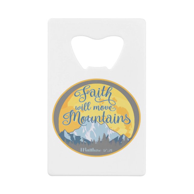 Faith Move Mountains Christian Design (Devant)
