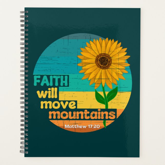Faith Move Mountains Christian Design (Devant)