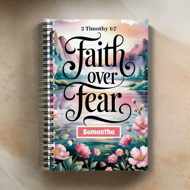 Faith Over Fear Christian Women Journal (Créateur téléchargé)