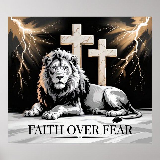 Faith Over Fear Poster (Devant)