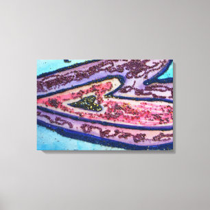 Faith Parties scintillant Coeurs Peinture Toile Ar