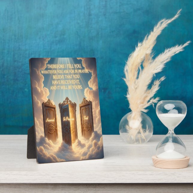 Faith Tabletop Plaque For Encouragement (Côté)