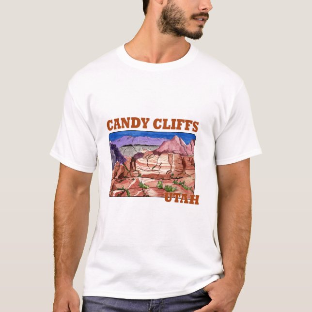Falaises de bonbons, T-shirt Utah (Devant)