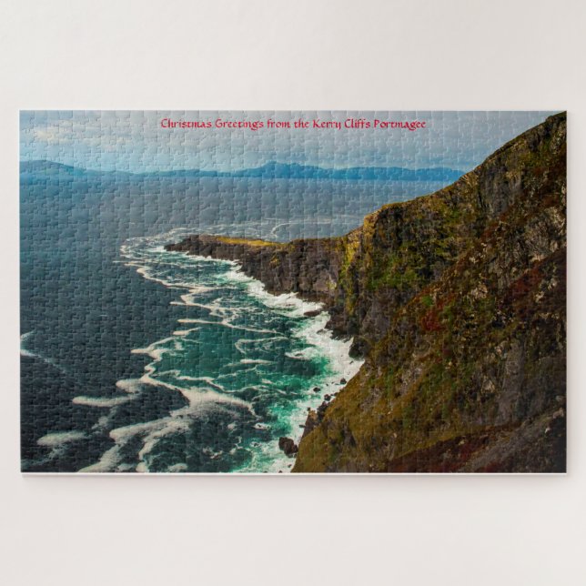 Falaises de Kerry Portmagee Kerry Irlande. Puzzle (Horizontal)