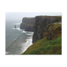 Falaises de la carte postale Moher