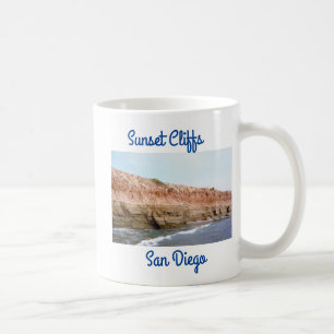 Falaises du coucher de soleil San Diego Mug