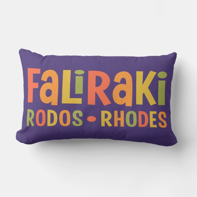 Faliraki Rhodes lance des oreillers (Recto)