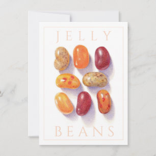 FALL JELLY BEANS 4.5x6.25 Carte plate