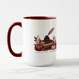 Fall Teacher Mug | Dark Academia Mindful Teacher G