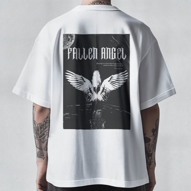 Fallen Angel - Surreal Abstract Art T-Shirt (Créateur téléchargé)