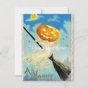 Falln Happy Halloween sorcière Citrouille
