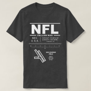 Fallon NAS Naval Air Station NFL T-Shirt