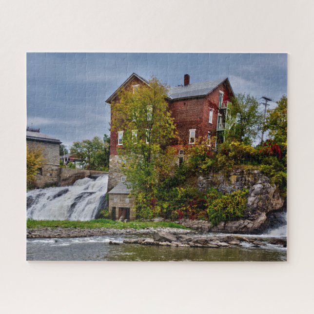 Falls Park Vermont Jigsaw Puzzle (Horizontal)