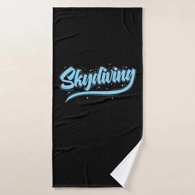 Fallschirmspringen freier Automne Skydive (Serviette de bain)
