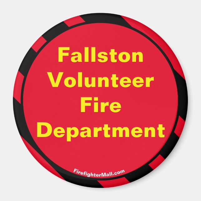Fallston Volunteer Fire Department Magnet (Devant)