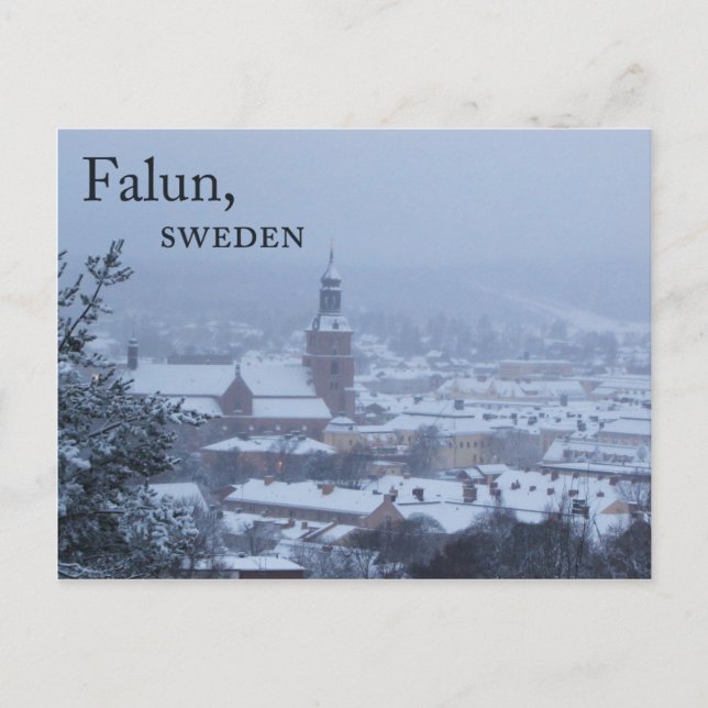 Falun, Suède Carte postale (Devant)