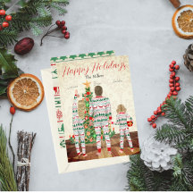 Famille 3 - Carte de vacances à plat