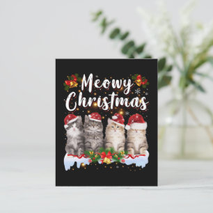 Famille Cat Meowy Correspondant Pajamas de Noël Pè