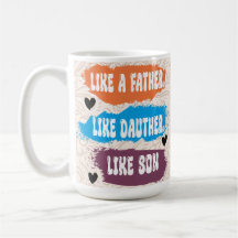 Famille Comme Père Comme fille cadeau Café Mug