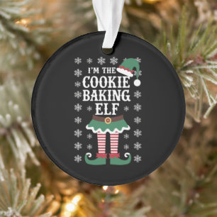 Famille Correspondant Le Cookie Baking Elf Noël