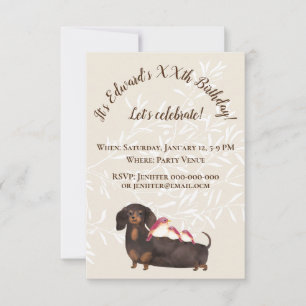 Famille Dachshund et Birds