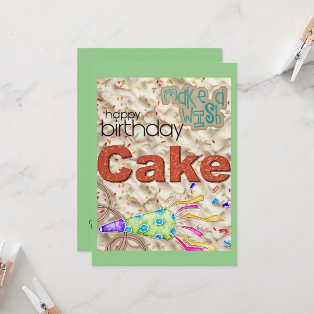 Famille d'amis Bonne invitation d'anniversaire (Devant/Arrière en situation)