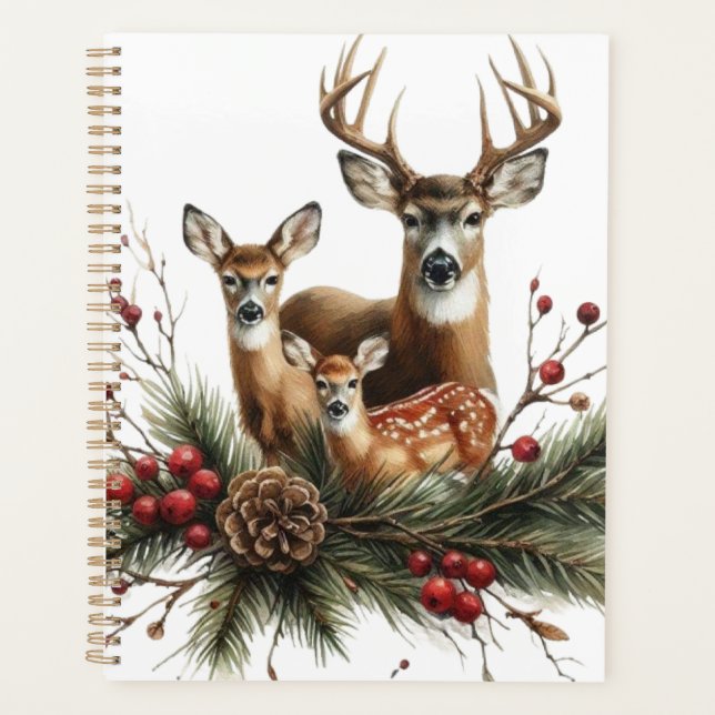 Famille de cerfs  (Devant)