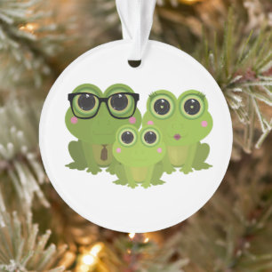 Famille de Grenouilles Mignonnes