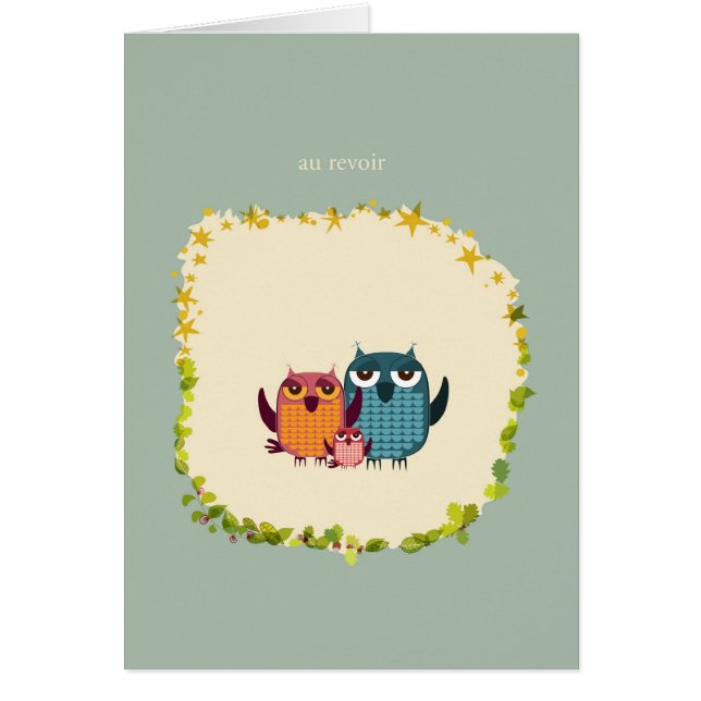 famille de hibou (Devant)