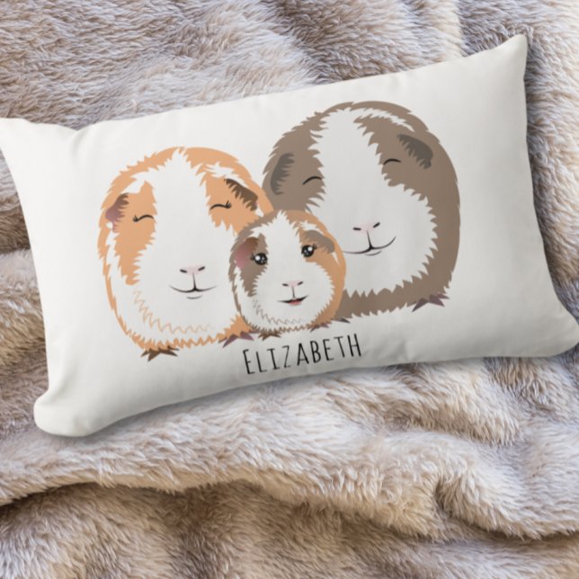 Famille de porcs de Guinée mignonne Coussin (Créateur téléchargé)