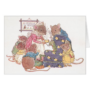 Famille de six souris