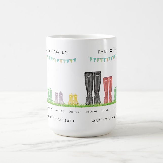 Famille de tasse de fabrication de botte de (Centre)