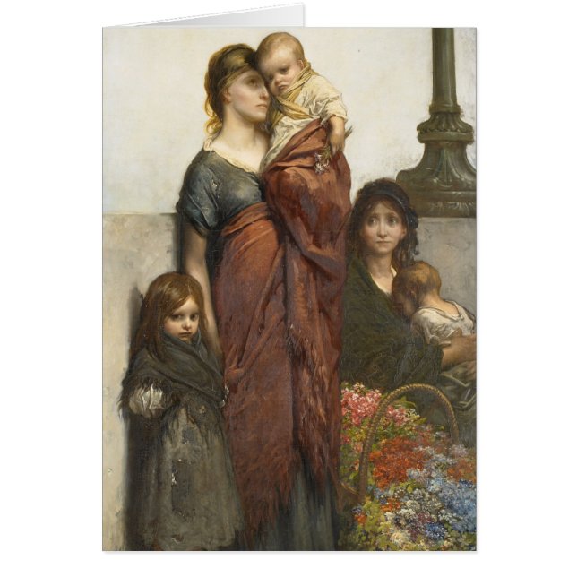 Famille de vendeur de fleur (Devant)