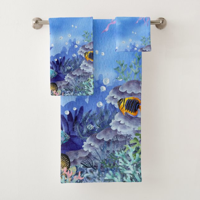 Famille de Vies marines Deep Blue Unterwater Reef (En situation)