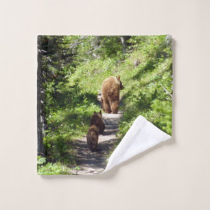 Famille d'ours brun