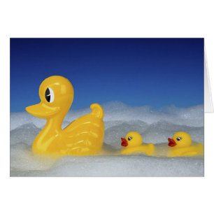 Famille en caoutchouc de canard
