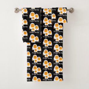 Famille en colère Singes design T-Shirt Bain Mat