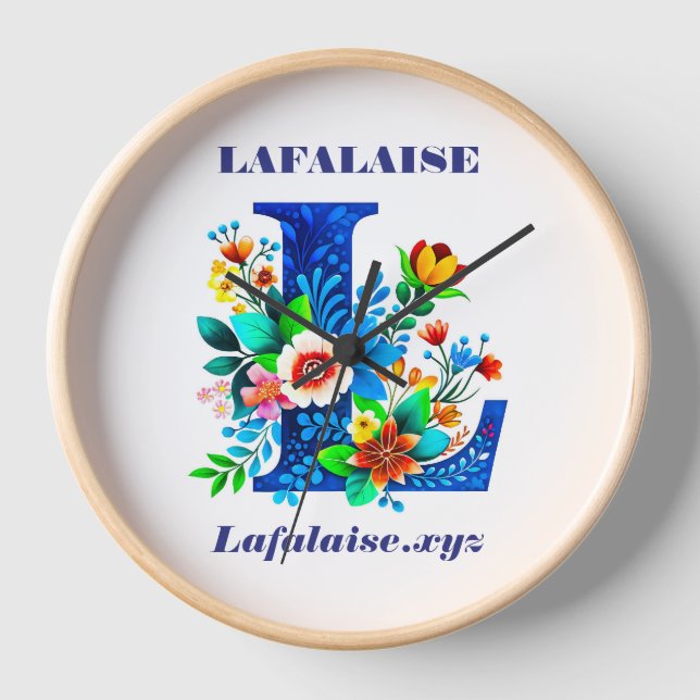 Famille LAFALAISE Horloge #280620 (Recto)