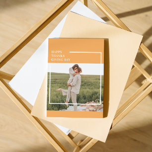 Famille moderne photo et Bon thanksgiving cadeau d