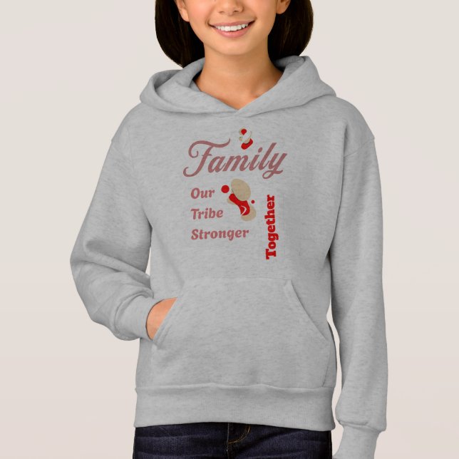 Famille : Notre tribu, T-shirts plus forts ensembl (Devant)