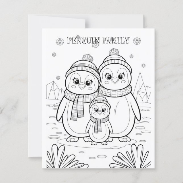 Famille Penguin (Devant)