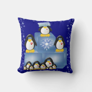 Famille Penguin Votre Coussin MoJo Américain