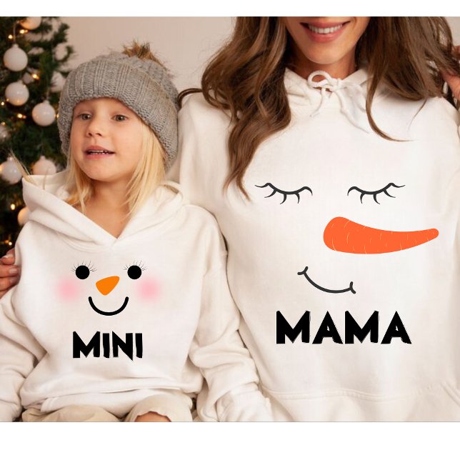 Famille personnalisée de jumelage MINI Snowman (Créateur téléchargé)