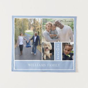 Famille Photo Collage Tapisserie