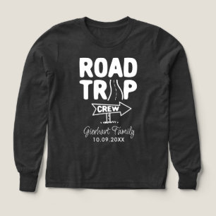 Famille Réunion Route Voyage Audacieux Typographie