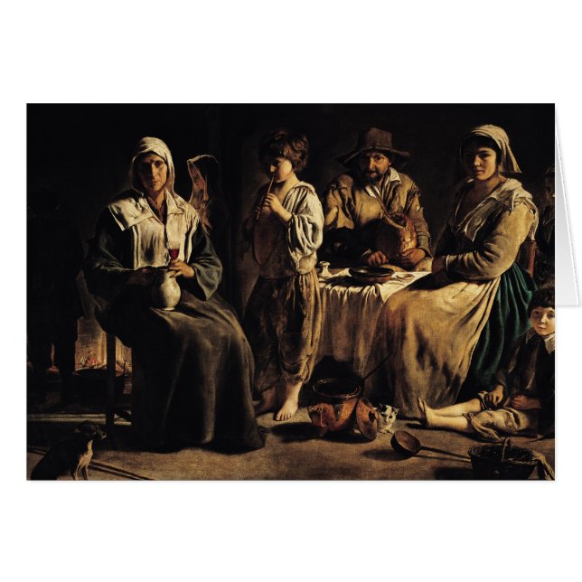 Famille rurale dans un intérieur, c.1643 (Devant horizontal)