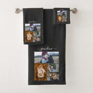 Famille Simple Collage Moderne Amour Grand-mère Ma