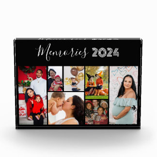 Famille Souvenirs 5 photo collage noir Blocs photo